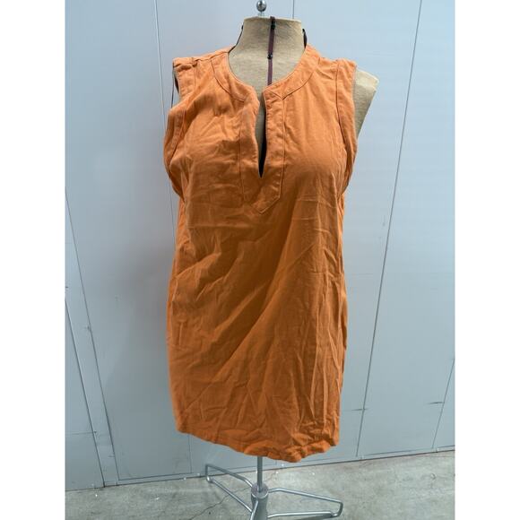 Lands' End Dresses & Skirts - Lands End Orange Elegant Summer Relaxed Casual Dress Womens Size Large 14-16